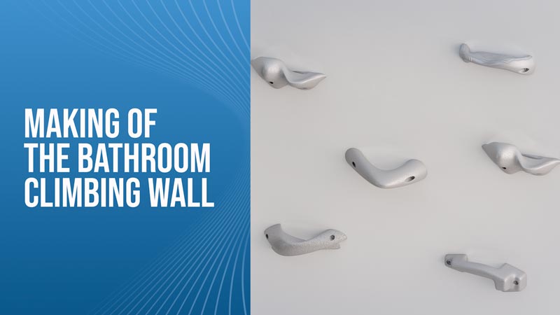 Making Of The Bathroom Climbing Wall