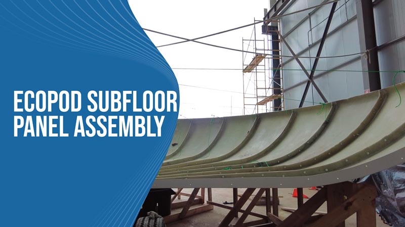 EcoPod Subfloor panel assembly